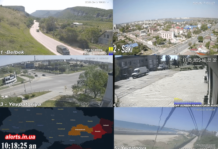 крым, камеры наблюдения, трансляция