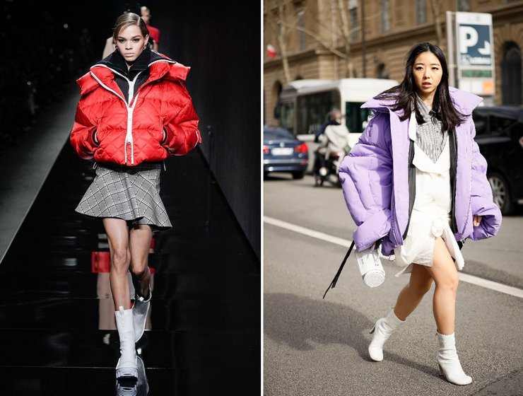 пуховик осень-зима 2021 фото, тренд сезона, верхняя одежда