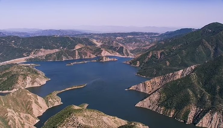 озеро невада, озеро пирамид, пирамид лейк