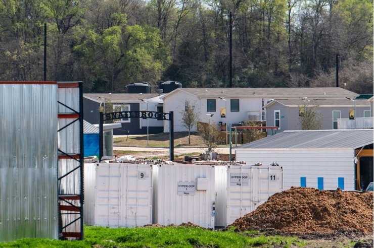 карта, илон маск, строительство города, проект города,техас