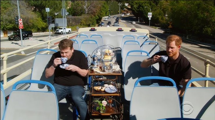 принц Гаррі, Джеймс Корден