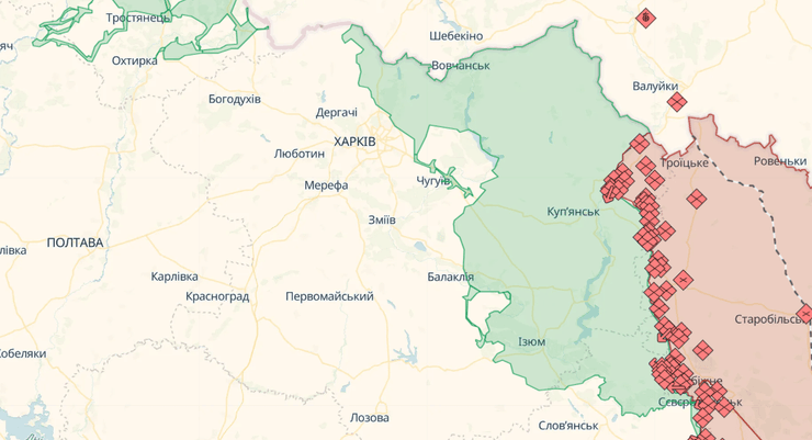 Ситуація на Куп'янському напрямку станом на 11 квітня