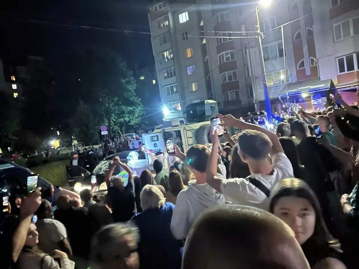 драка с ТЦК в Тернополе 25 августа