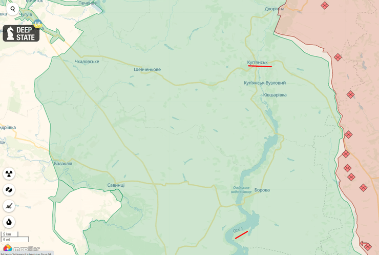 Карта: DeepState