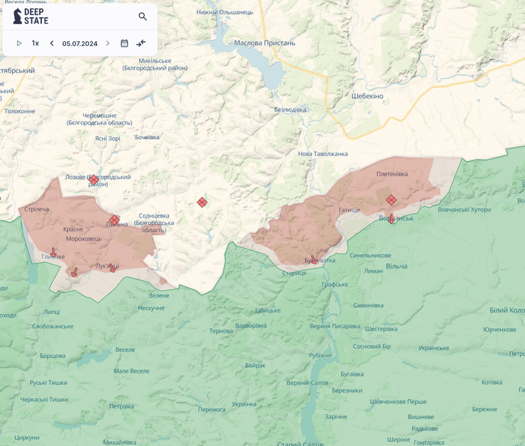 наступление на