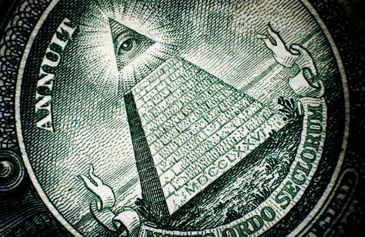 Теорія змови, ілюмінати, гроші, конспірологія, таємний уряд, гроші, влада, керують світом, керують країною,