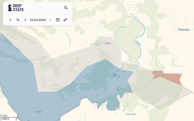 скриншот карты