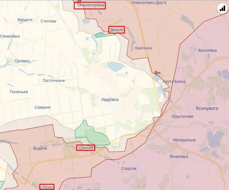 Ситуация вокруг Авдеевки