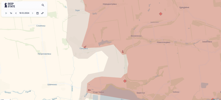 Ситуация возле Вознесенки