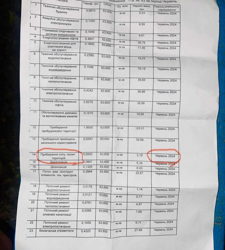 Платежка за комуслуги