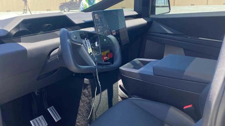 Tesla Cybertruck, Tesla Cybertruck 2023, новый Tesla Cybertruck, пикап Tesla Cybertruck, салон Tesla Cybertruck