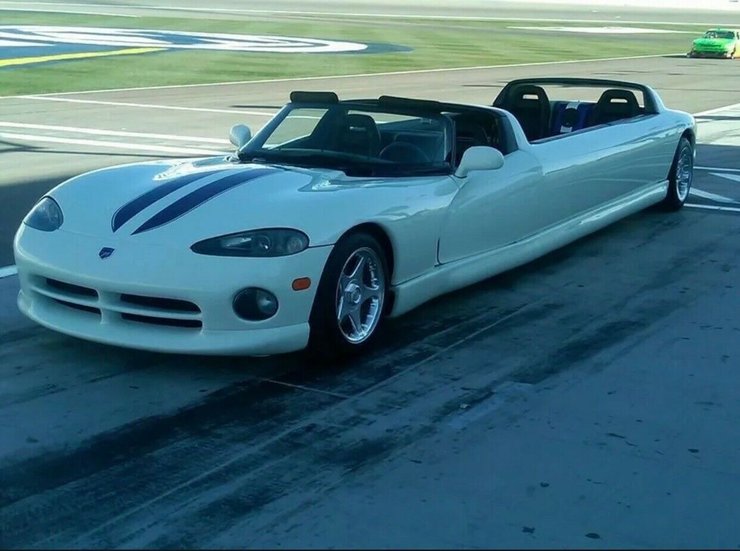 Лимузин Додж Вайпер, Додж Вайпер, Dodge Viper, Dodge Viper 1996, лимузин Dodge Viper, тюнинг Dodge Viper
