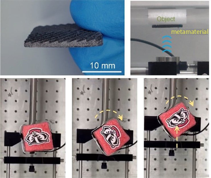 Метаматериал для управления роботами под водой