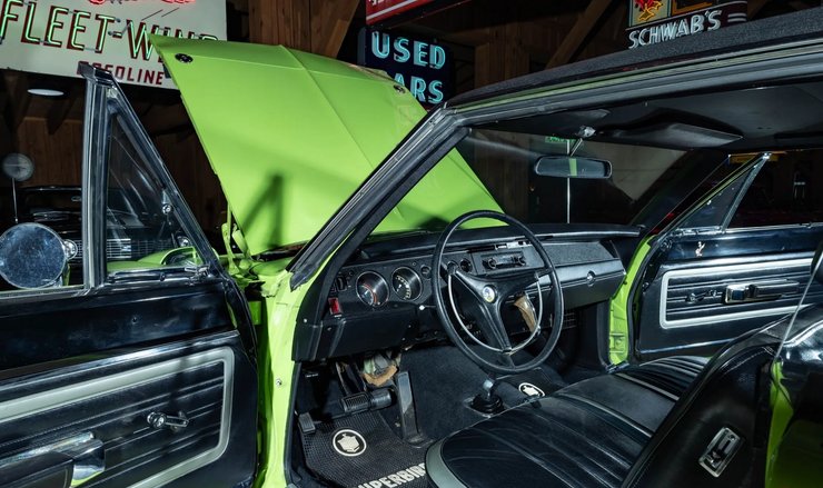 Салон Plymouth Superbird 1970 года