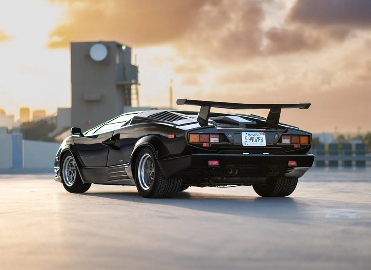 Lamborghini Countach 25th Anniversary, Lamborghini Countach, суперкар Lamborghini, авто Рода Стюарта, Род Стюарт