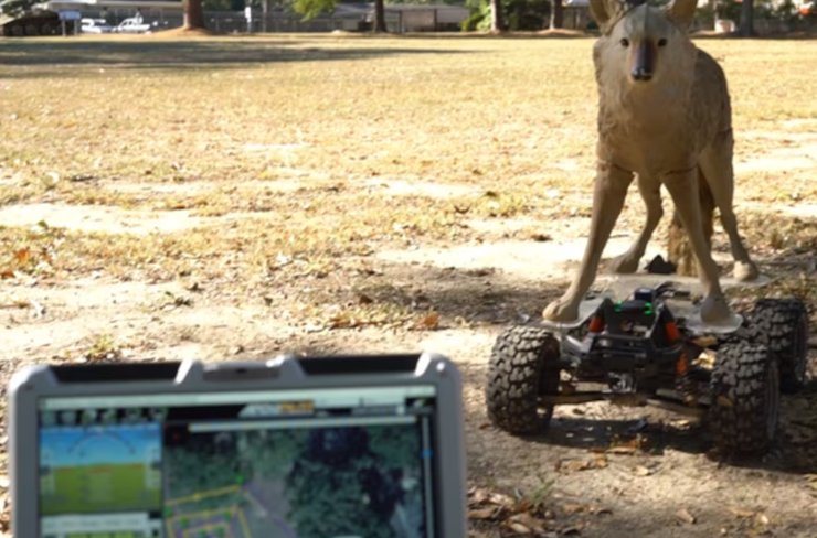 Прототип робота Coyote Rovers під час випробувань