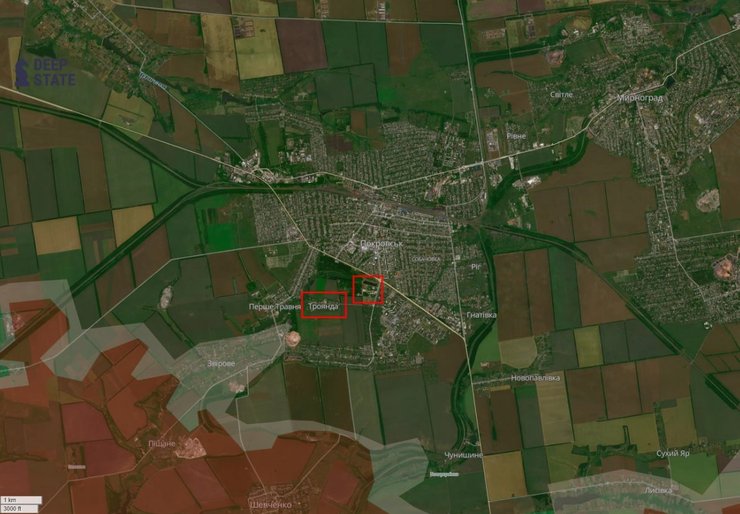 Покровск карта