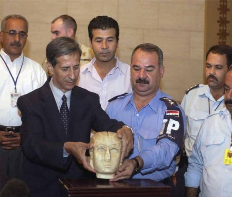 Урук, Варка, Месопотамия, маска, артефакт, находка, раскопки, шумеры, древний город, цивилизация, экспонат, Ирак, археологи, археология