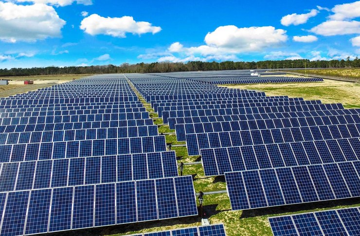 солнечные панели солнечные панели электростанция