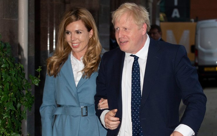 Борис Джонсон с невестой