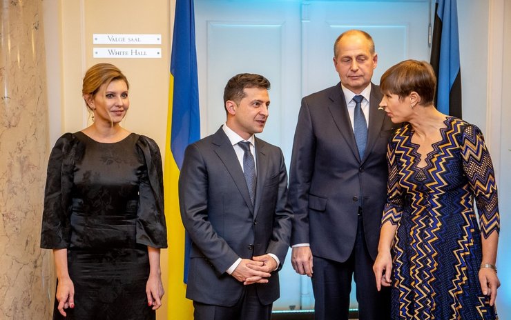 елена зеленская, прием, эстония, владимир зеленский