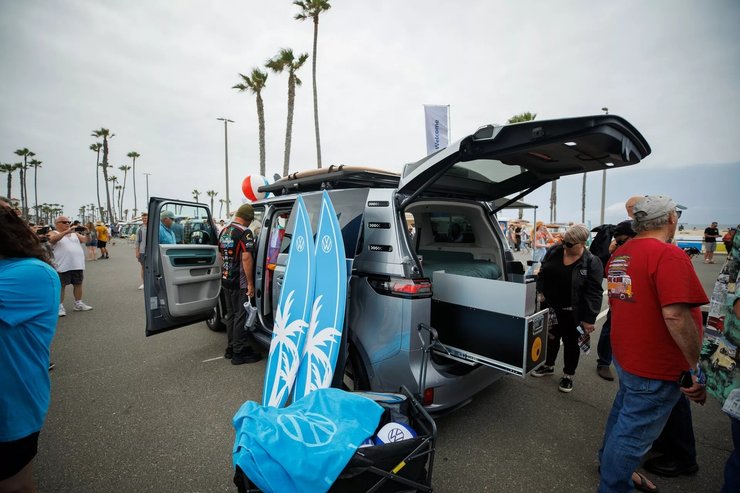 Volkswagen ID.Buzz, дом на колесах, автодом Volkswagen, новый Volkswagen ID.Buzz, электромобиль Volkswagen