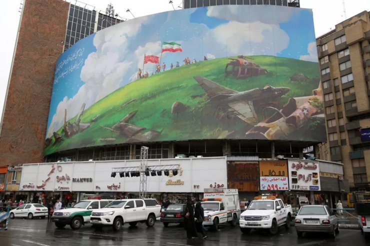 иран тегеран плакат угрозы