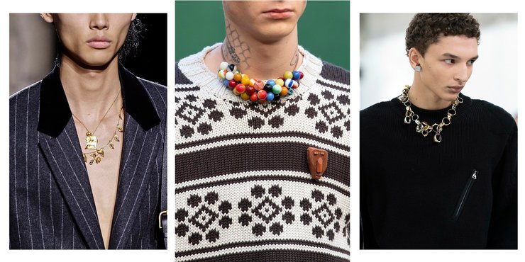 Мужские колье фото, мужские украшения, мужские кольца, мужские тренды