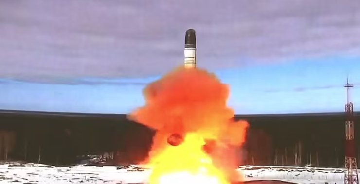 Запуск ядерной ракеты