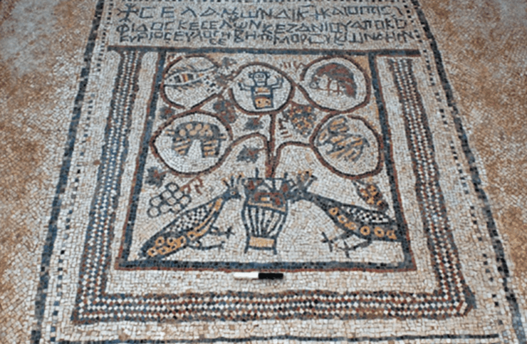 монастырь, Израиль, крест, кухня, часовня, дом, сооружение, пустыня, монахи, мозаика