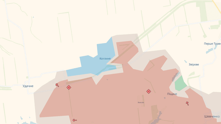 ВСУ отбросили российские войска в Удачном