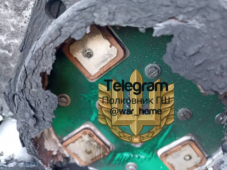 Модули "Комета" в хвостовой части российской ракеты комплекса "Искандер"