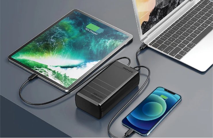 Promate PowerMine-130W, повербанк