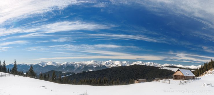 Хребет Костричі пейзаж