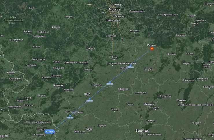 Удары по РФ, Рязанский НПЗ, пожар, атака дронов 1 мая