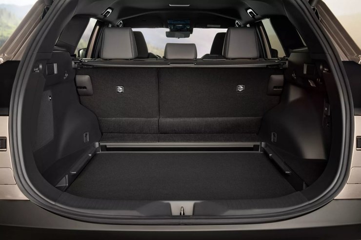 багажник Toyota bZ4X, новая Toyota bZ4X, Toyota bZ4X Touring, Toyota bZ4X, электромобиль Toyota, кроссовер Toyota