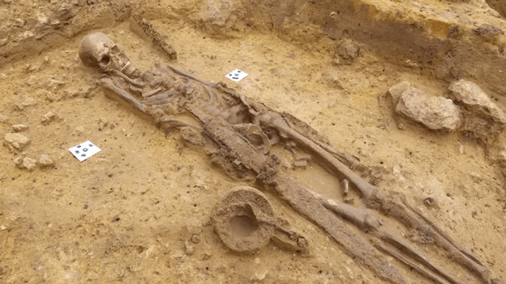 захоронение, меч, спата, воин, роскошь, могила, гроб, Римская империя