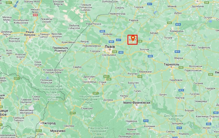 Місце ДТП за 30 км від околиць Львова