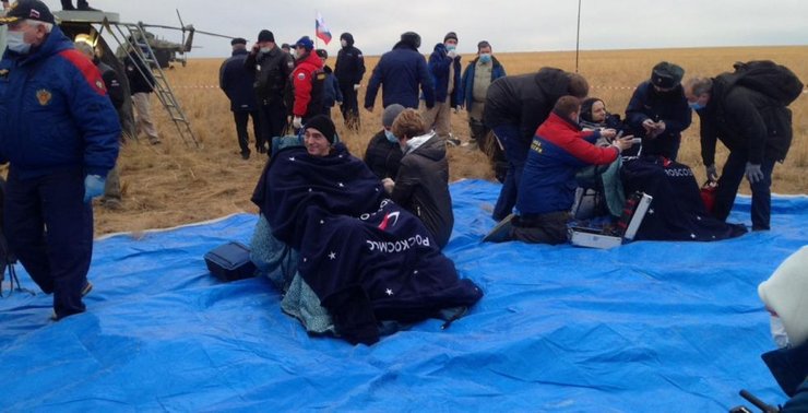 Экипаж МКС вернулся на Землю