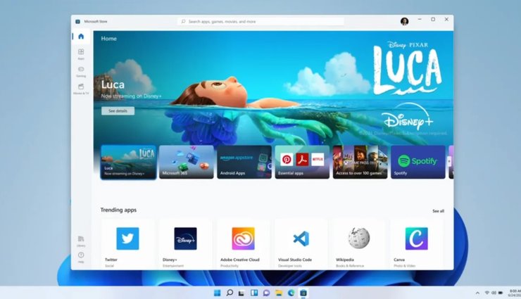 Windows 11, магазин приложений, ОС