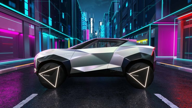 Nissan Hyper Punk, новый Nissan Hyper Punk, электромобиль Nissan, кроссовер Nissan