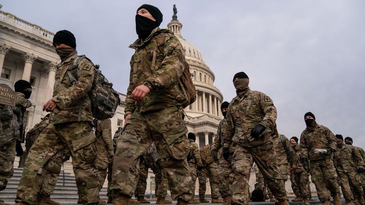 Национальная гвардия США в Вашингтоне