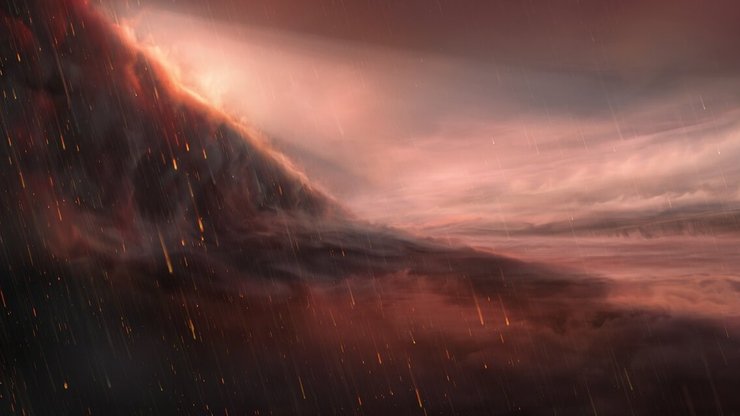 дождь из железа, экзопланета