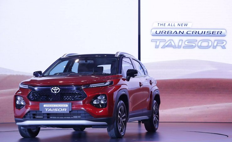 Toyota Taisor 2024, Toyota Urban Cruiser Taisor, Toyota Urban Cruiser, Toyota Urban Cruiser, кроссовер Toyota