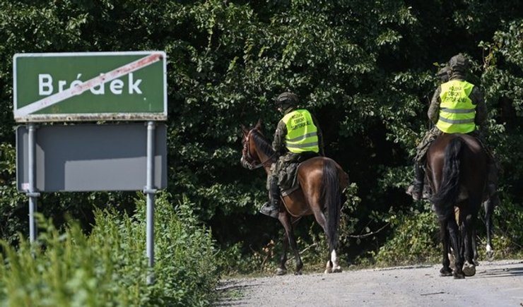 Операция по поиску российского воздушного объекта в районе города Брудек