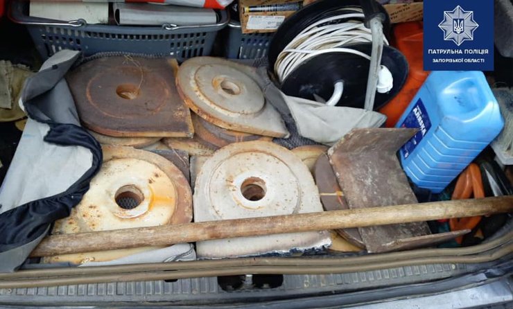 металлолом, вандалы, Запорожье, мост