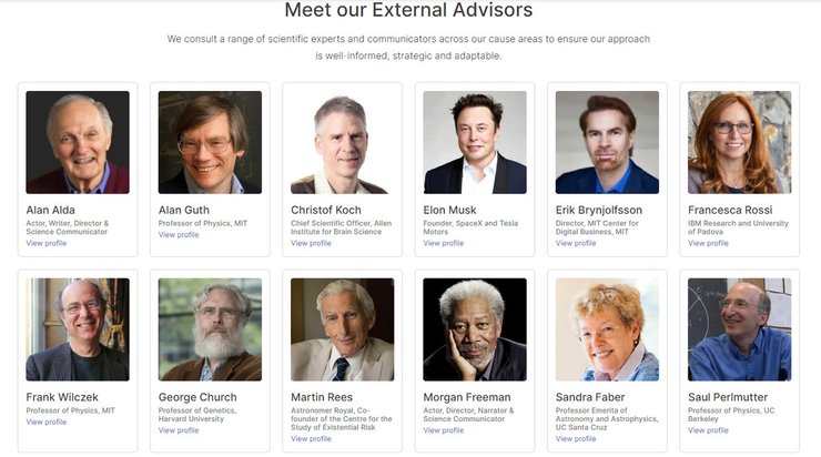 Future of Life Institute, радники, члени інституту, Ілон Маск