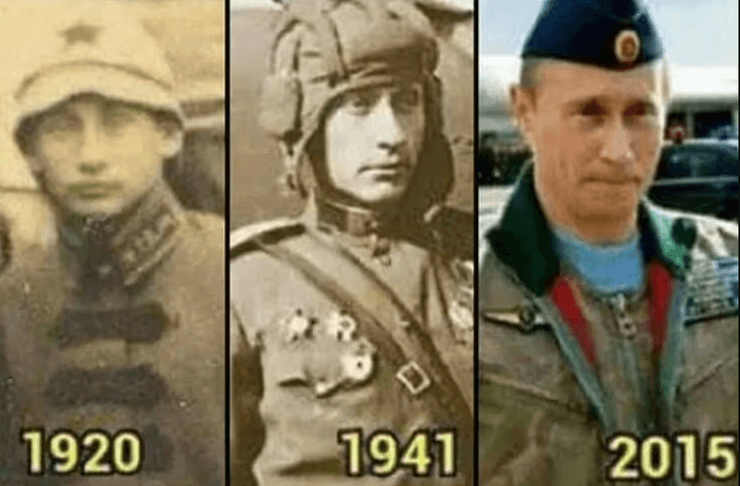 Архівні фото 1920 та 1941 років породили теорії про безсмертя Путіна