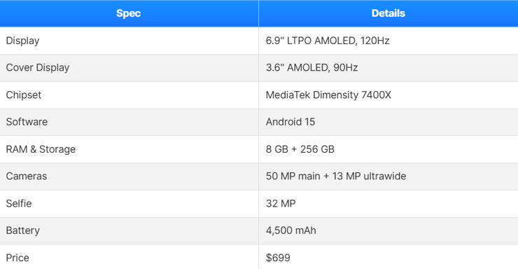 новый складной смартфон