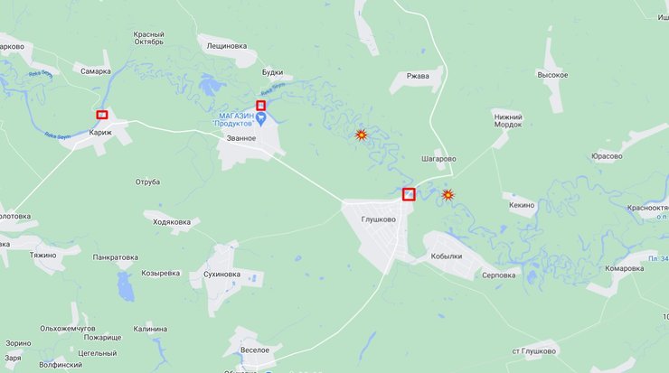 Прорыв в Курской области, Сейм, мосты, понтоны, удары ВСу, попадание, подрыв